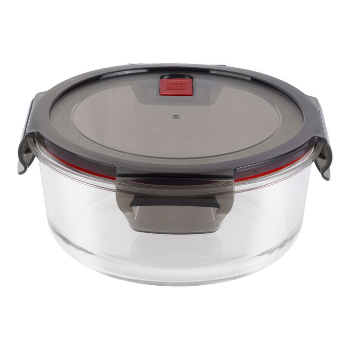 Gusto, 1.3 l borosilicate glass Round Storage Jar, large 1