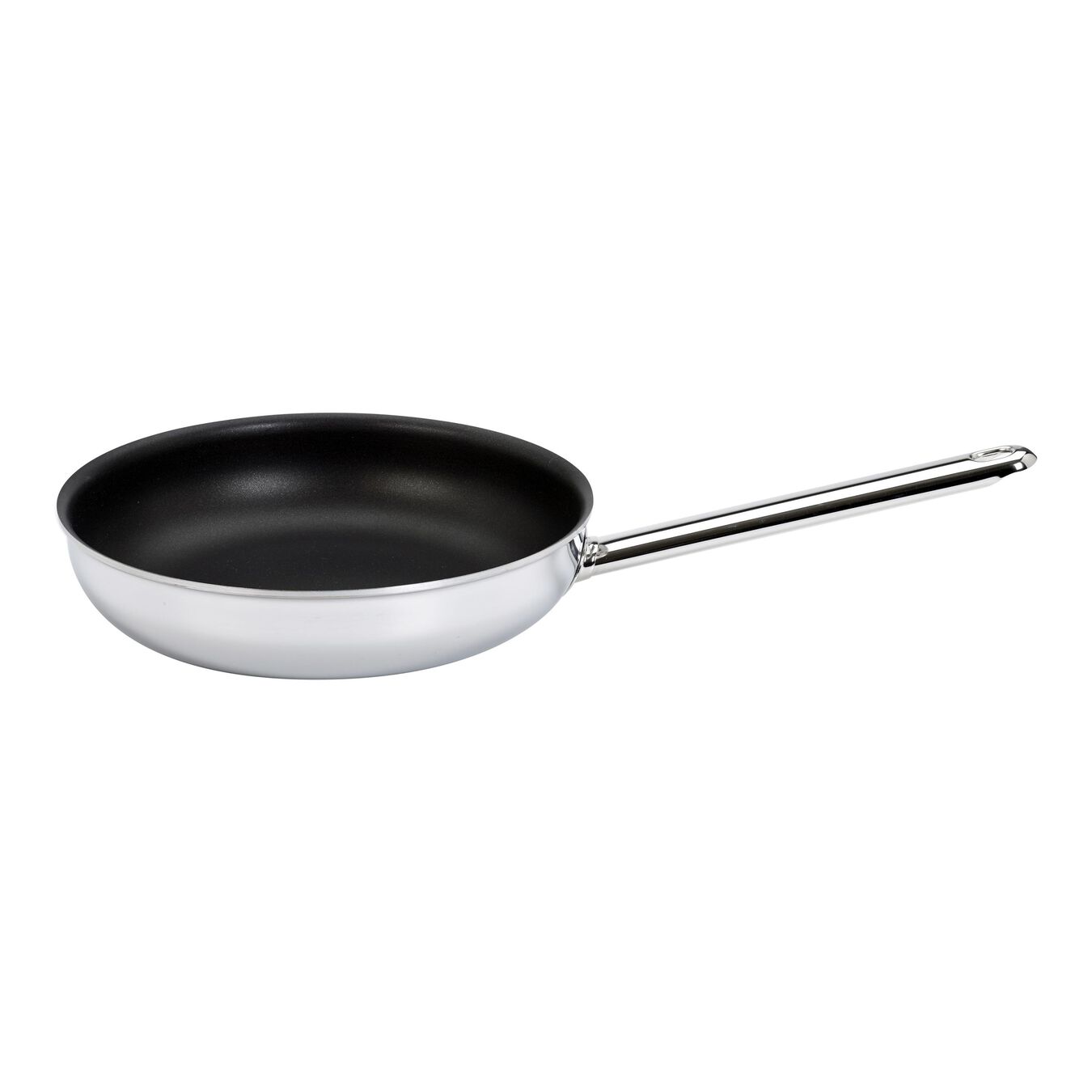 24 cm 18/10 Stainless Steel Frying pan silver-black,,large 1