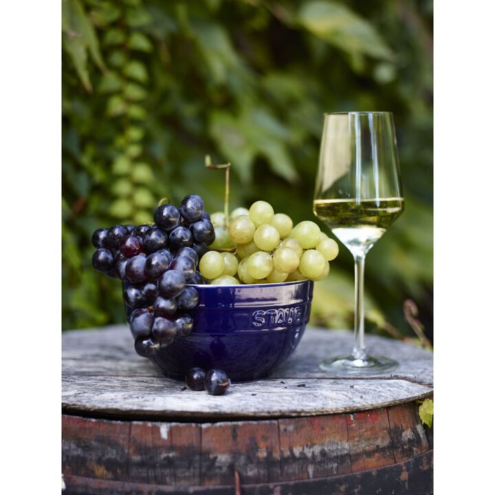 Stoneware, 6.5-inch / 2-pc, Large Universal Bowl Set, dark blue, large 2