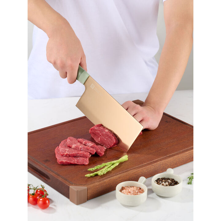 Now Pro, 7 Piece, Knife block set, green, large 3