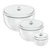 FRESH & SAVE VACUUM GLASS BOWLS EXPANDER SET S/M/L 6PC, small 1