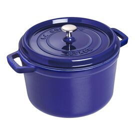 5 qt, Round, Tall Dutch Oven, Dark Blue