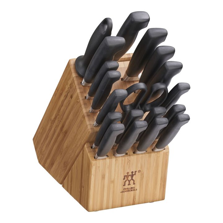Four Star, 20-pc, Knife block set, natural, large 1
