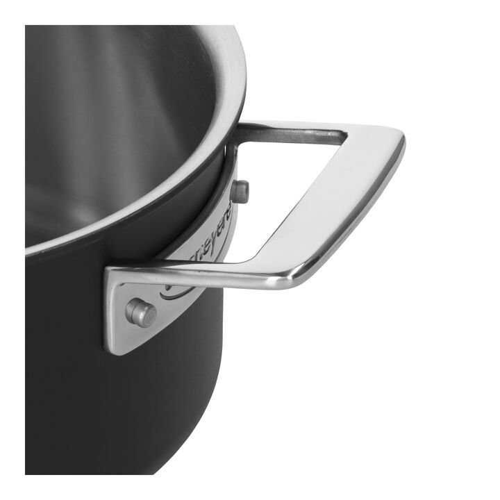 Black 5, 16 cm 18/10 Stainless Steel Stew pot silver-black, large 3