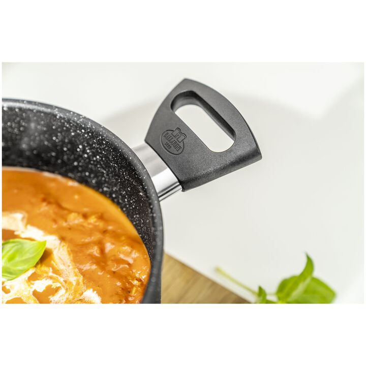 Vipiteno,  aluminum Stock pot with lid, large 4