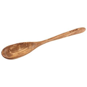 12.25 inch, Fiber wood, Cooking spoon, brown,,large 1