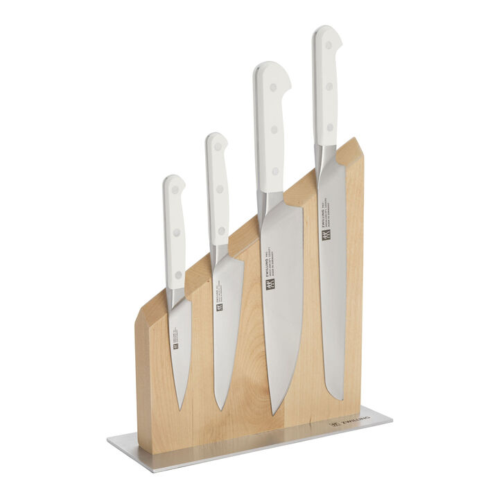 Pro le blanc, 5-pc, Knife block set, Natural, large 1