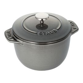 Staub La Cocotte, 725 ml cast iron round Rice cocotte, graphite-grey