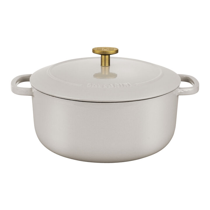 Bellamonte, Cocotte rotonda - 22 cm, avorio, large 2