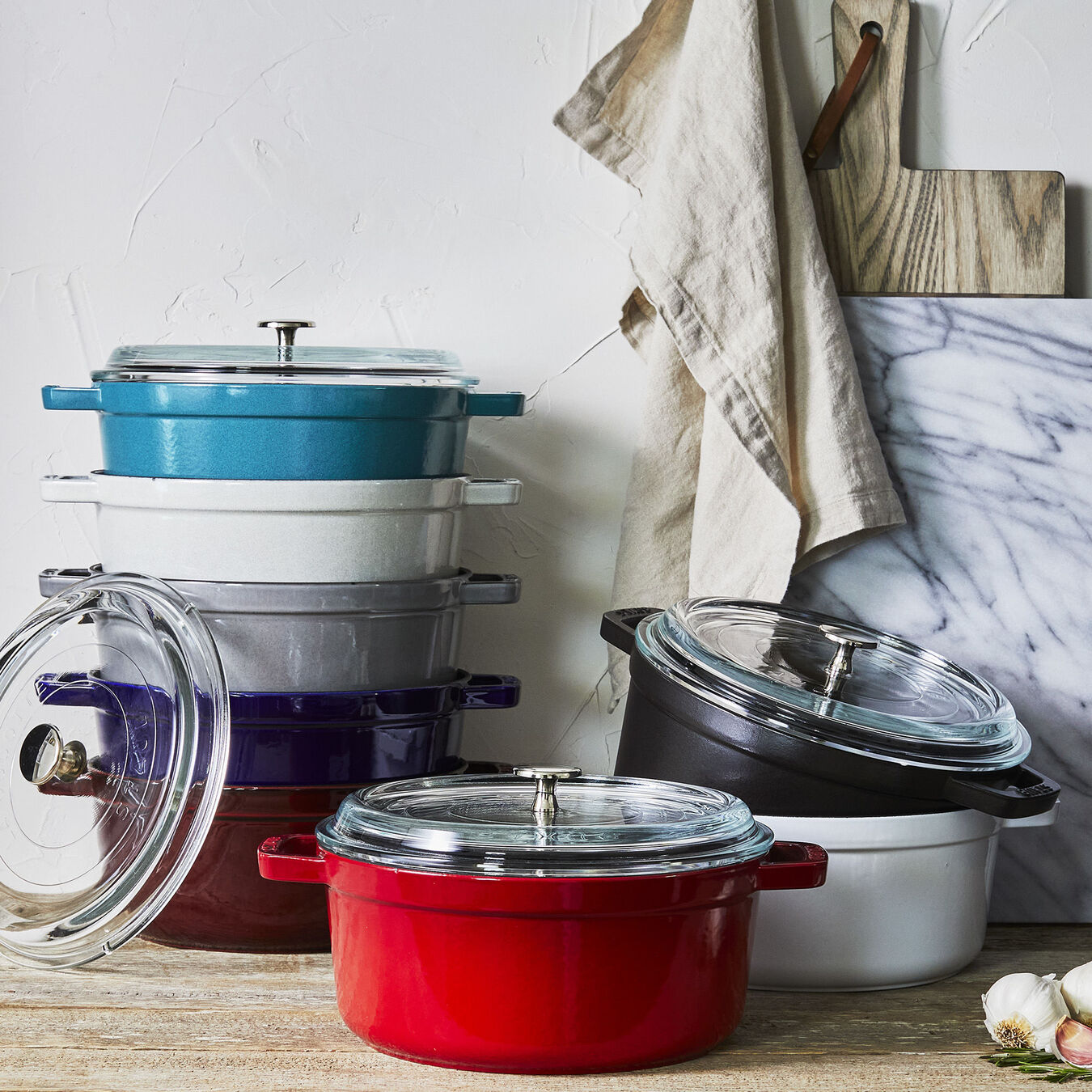 Buy Staub Cast Iron Cocotte with glass lid | ZWILLING.COM