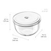 Fresh & Save BOWLS, Vacuum bowl L / 24 cm, Glass, transparent, small 5
