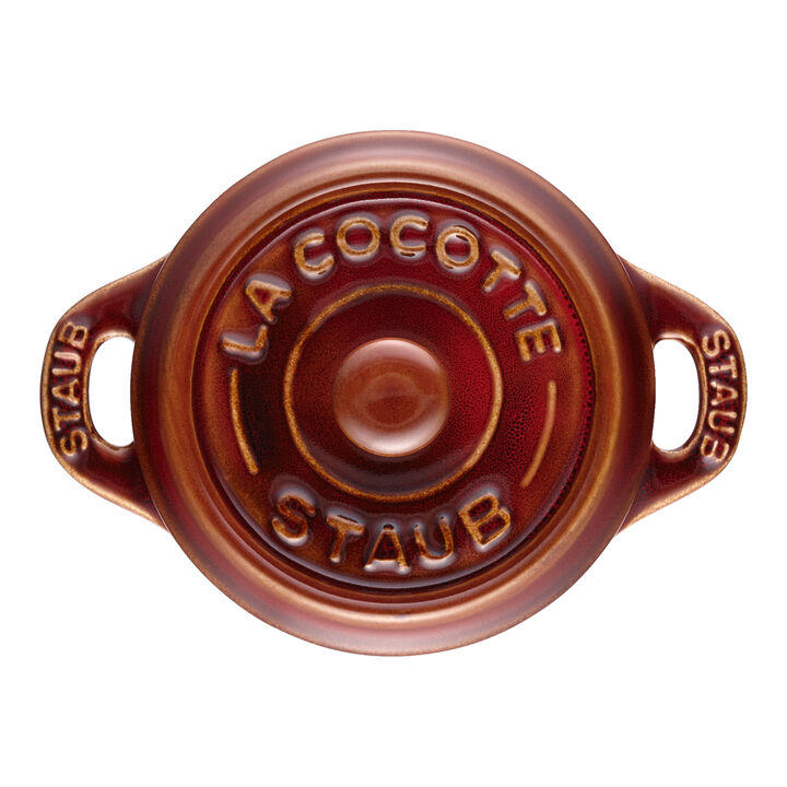 Ceramique, Minigryta 10 cm, Rund, Antik koppar, Ceramic, large 3