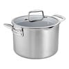Clad CFX, 8 qt, Ceramic, Non-stick, Stainless Steel Stock Pot, small 1