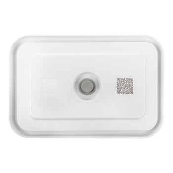 Vakumlu Saklama Kabı, L, Borosilikat Cam, Gri,,large 2