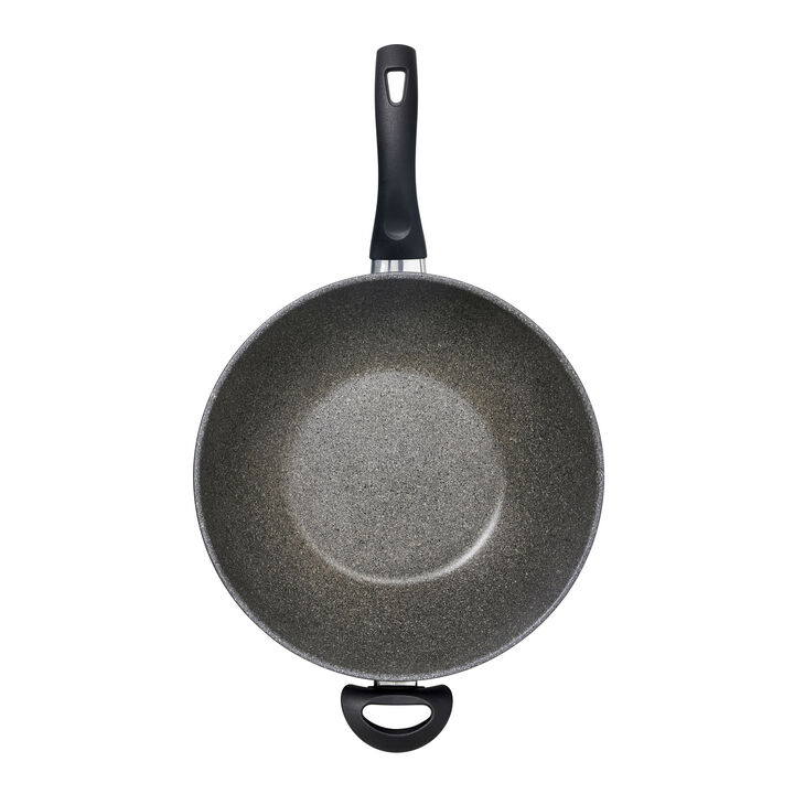 Bologna Granitium, 32 cm / 12.5 inch aluminum Wok, large 2