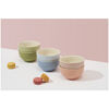 Ceramique, 6 Piece ceramic bowl set in macaron colours, mixed Colours, small 3