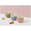 Ceramique, 6-pc, Bowl set macaron, mixed colors, small 3