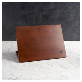 Rubberwood, Magnetic Hardwood Magnetic Easel With  Walnut Stain