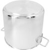 36 cm 18/10 Stainless Steel Stock pot with lid silver,,large