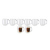 Sorrento Plus Double Wall Glassware, 8-pc  Coffee Glass Mug Set, small 3