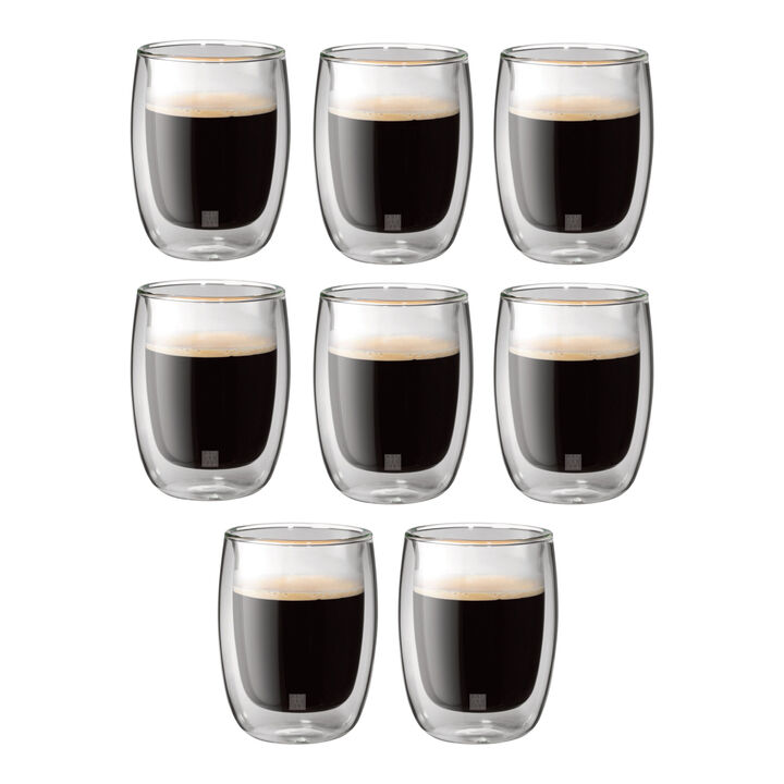 Sorrento, 8 Piece, Coffee Glass Set - Value Pack, transparent, large 2