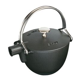Staub Cast Iron - Tea Kettles, 42.5 oz, round, Tea Kettle, black matte