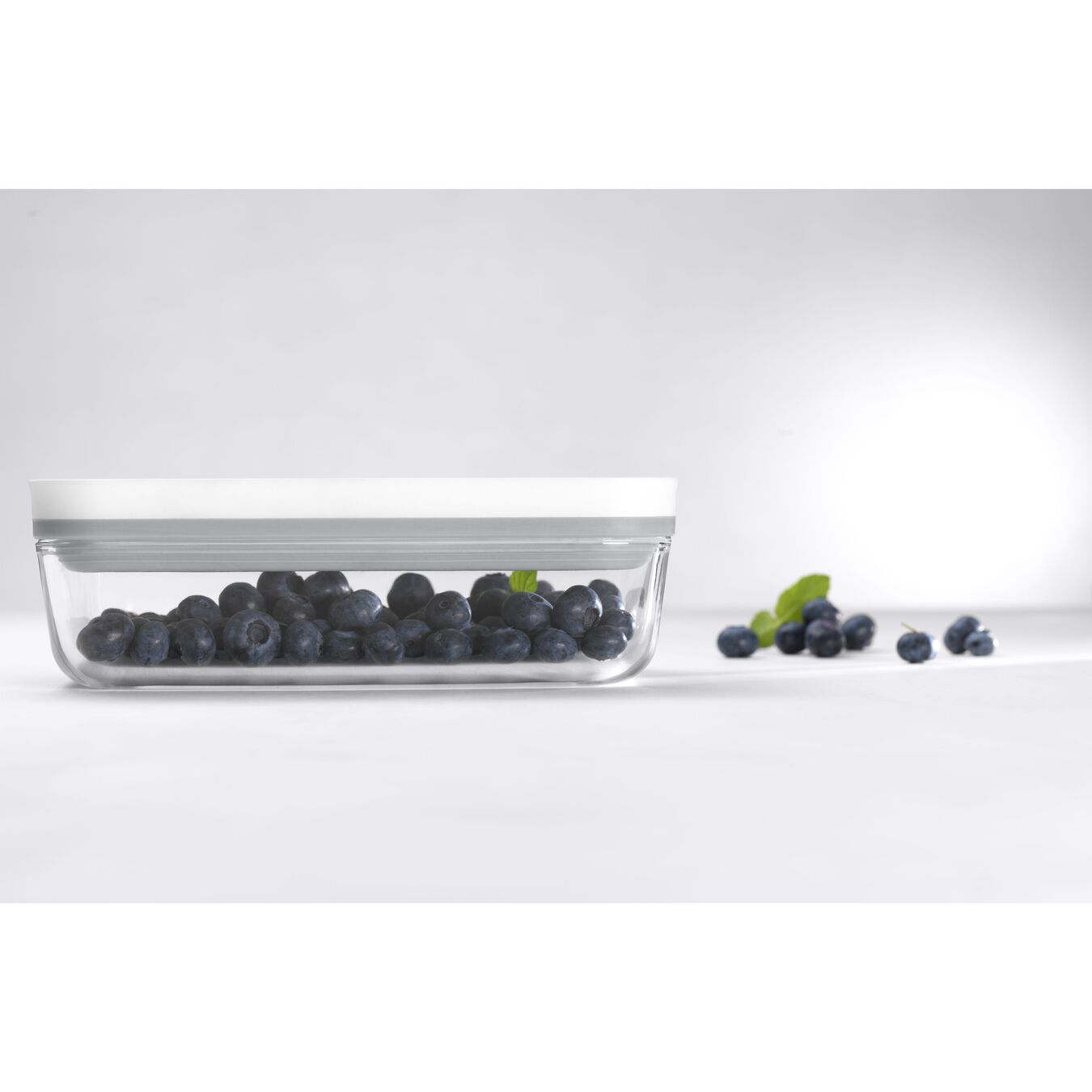  small Vacuum Container, glass, grey,,large 4
