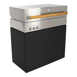 Natural gas grill, black matte
