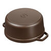La Cocotte, Gryta 24 cm / 3,7 l, Rund, Choklad, Gjutj&auml;rn, small 13