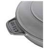 Specialities, Pirofila con coperchio rotonda - 20 cm, grigio grafite, small 3