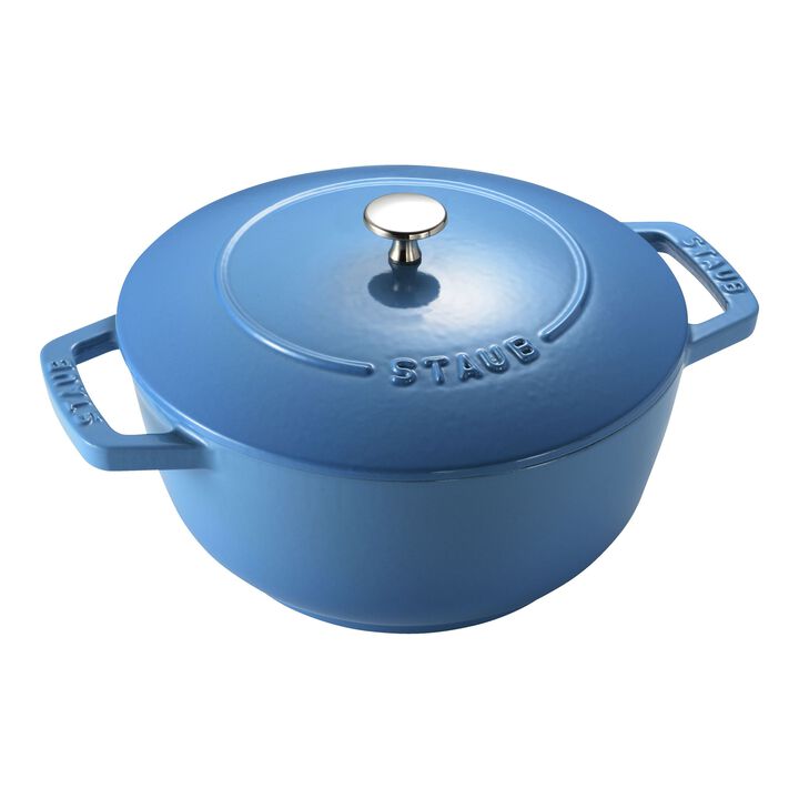 Cast Iron, 5.25 qt, Essential French Oven, french blue - Factory Second, large 1