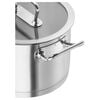 Pro, 24 cm 18/10 Stainless Steel Stock pot silver, small 2
