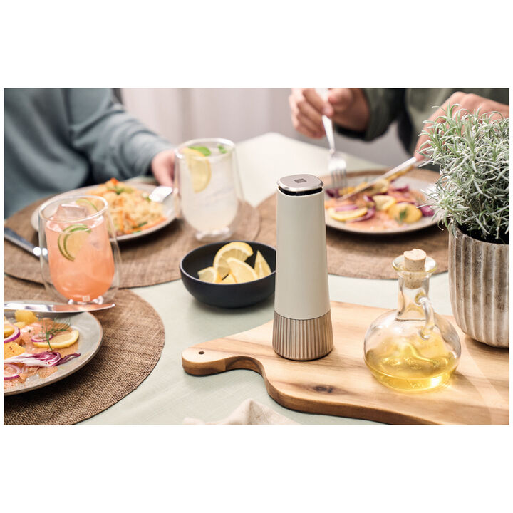 Spices, Spice mill 19 cm, ivory-white, large 2