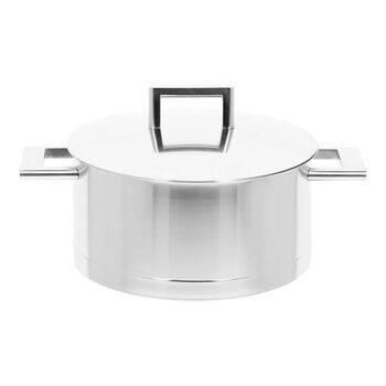 4.25 qt, 18/10 Stainless Steel, Dutch Oven with Lid,,large 1