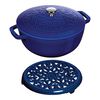 La Cocotte, Essential French Oven with lily lid and trivet 2 Piece, cast iron, small 1