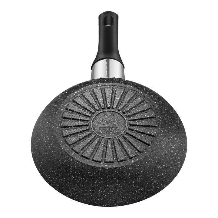 Vipiteno, Set di padelle, 3-pz. / 20/24/28 cm, nero, Alluminio, large 3