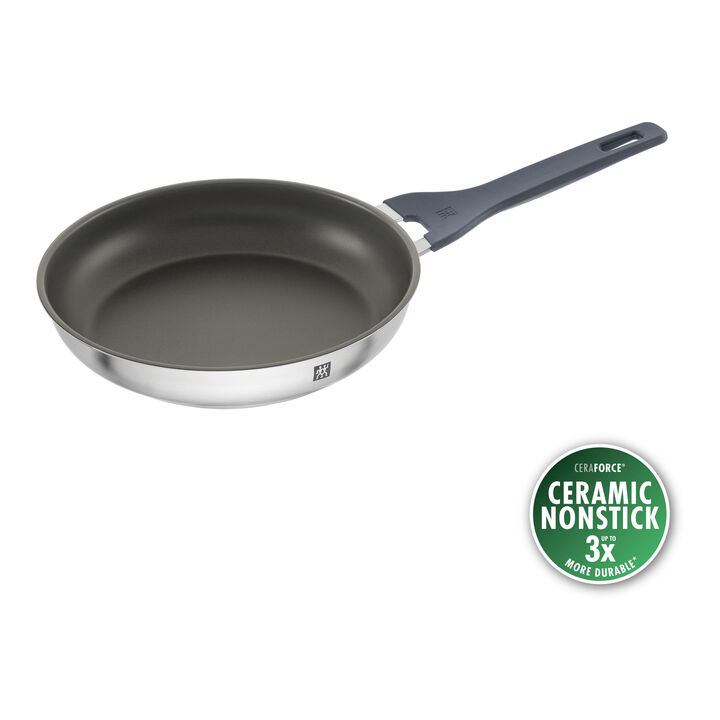 Simplify, Padella, 24 cm, 18/10 acciaio inossidabile, Rivestimento antiaderente senza PFAS, large 1