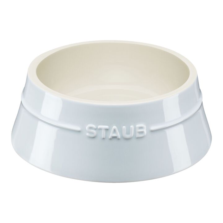 Ceramique, Pet Bowl 800 ml, ceramic, light blue, large 1
