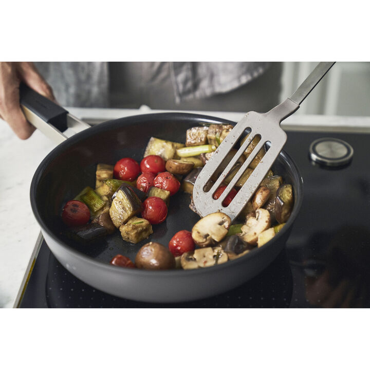 Pure, Stegepande, 28 cm, 18/10 rustfrit stål, Keramisk non-stick belægning, large 2