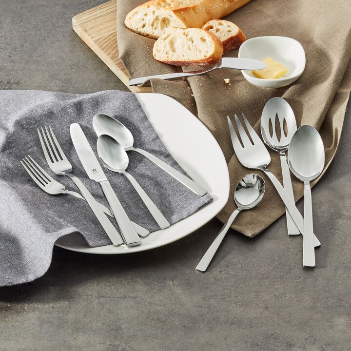 King (polished), 45-pc Flatware Set, 18/10 Stainless Steel , large 2