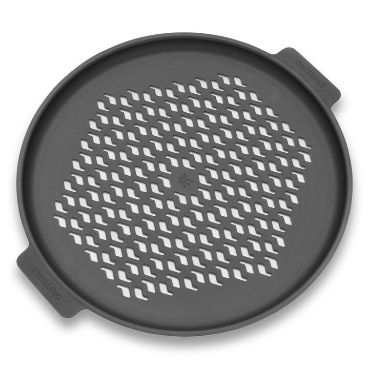 BBQ+, Perforated Carbon Steel Pizza Pan, large 3