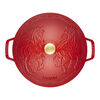La Cocotte, 5.25 qt, Essential French Oven with Horse Lid, cherry, small 3