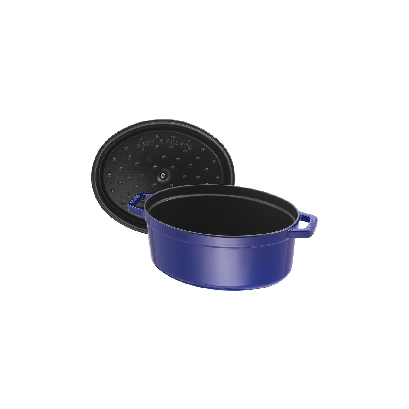 STAUB Théière En Fonte Émaillée 1,15 L - Bleu Intense, Fabriquée En France, Compatible Induction, Maintien Au Chaud Exceptionnel