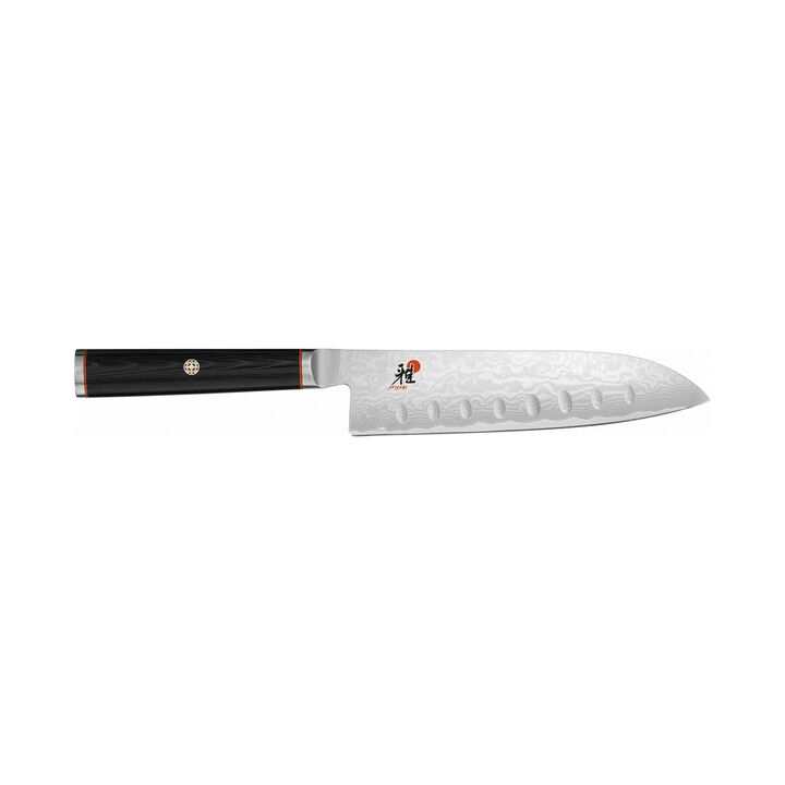 Kaizen, 5.5-inch, Hollow Edge Santoku Knife, large 1