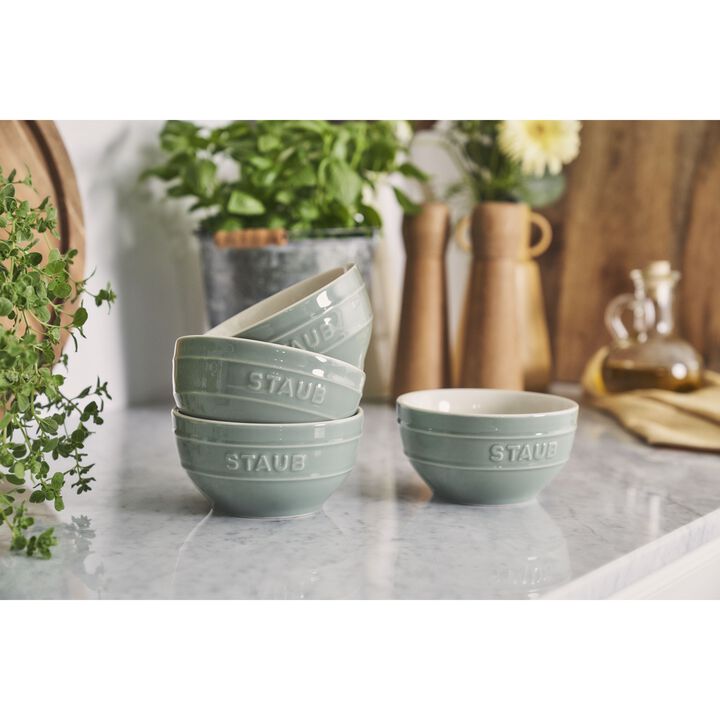 Fresh & Save BOWLS, Schüssel Set mit Vakuumdeckeln/6-Teilig, 12cm/Eukalyptus, large 4