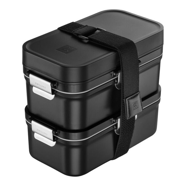 Fresh & Save, Lunch box sous vide, PP, Noir mat, large 1