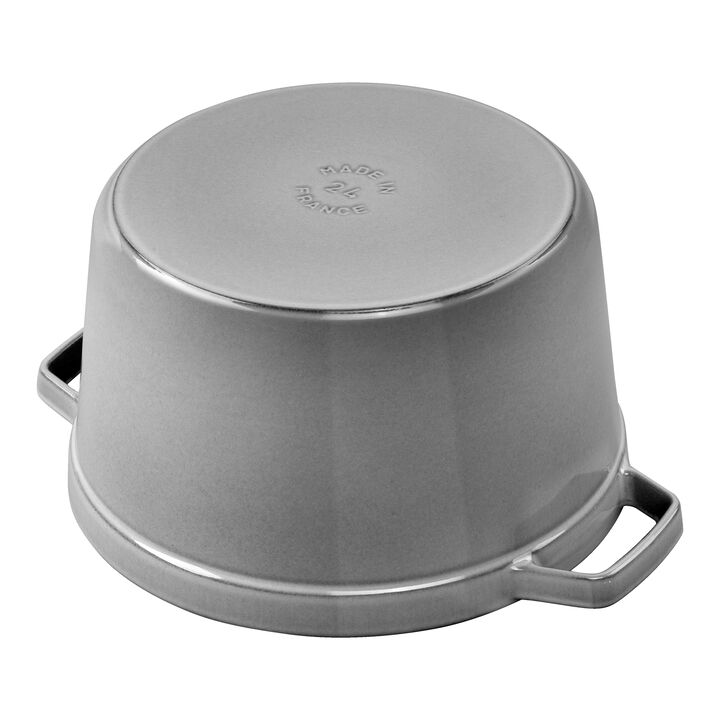 La Cocotte, Gryta Djup 24 cm / 4,75 l, Rund, Grafitgrå, Gjutjärn, large 3