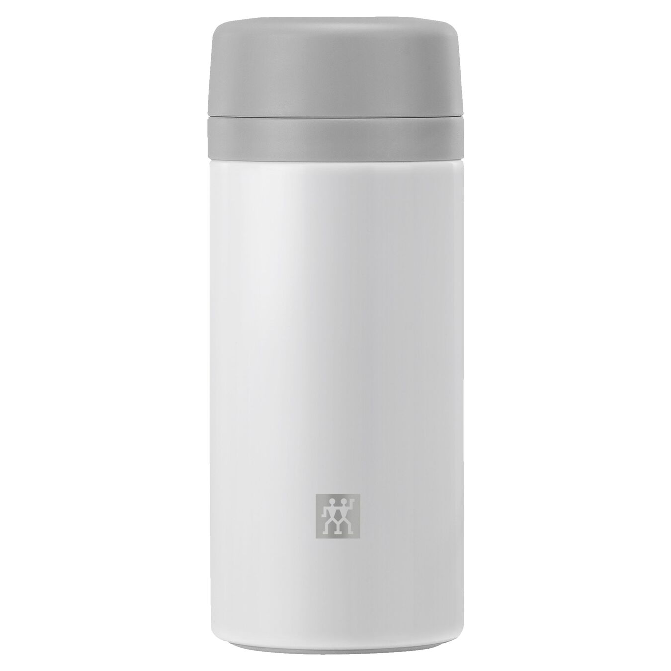 Thermo flask, 420 ml | stainless steel | white-grey,,large 1