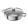 Joy, 4.25 l 18/10 Stainless Steel round Double Handled Saute Pan with lid, small 1