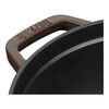 La Cocotte, Gryta 24 cm / 3,7 l, Rund, Choklad, Gjutj&auml;rn, small 12